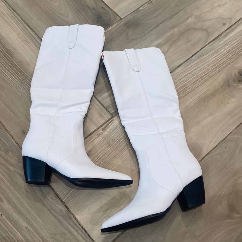 White cowboy boots